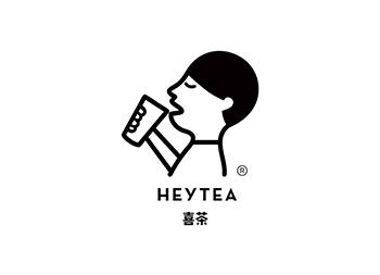 HEYTEA喜茶logo标志矢量图