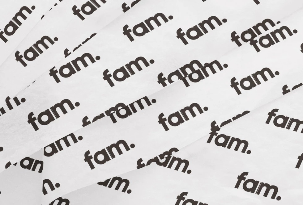 Fam甜甜圈品牌和包装设计