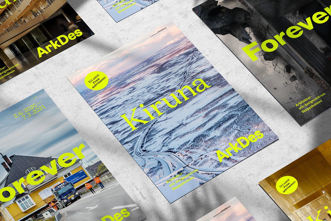 Kiruna Forever展览品牌形象设计