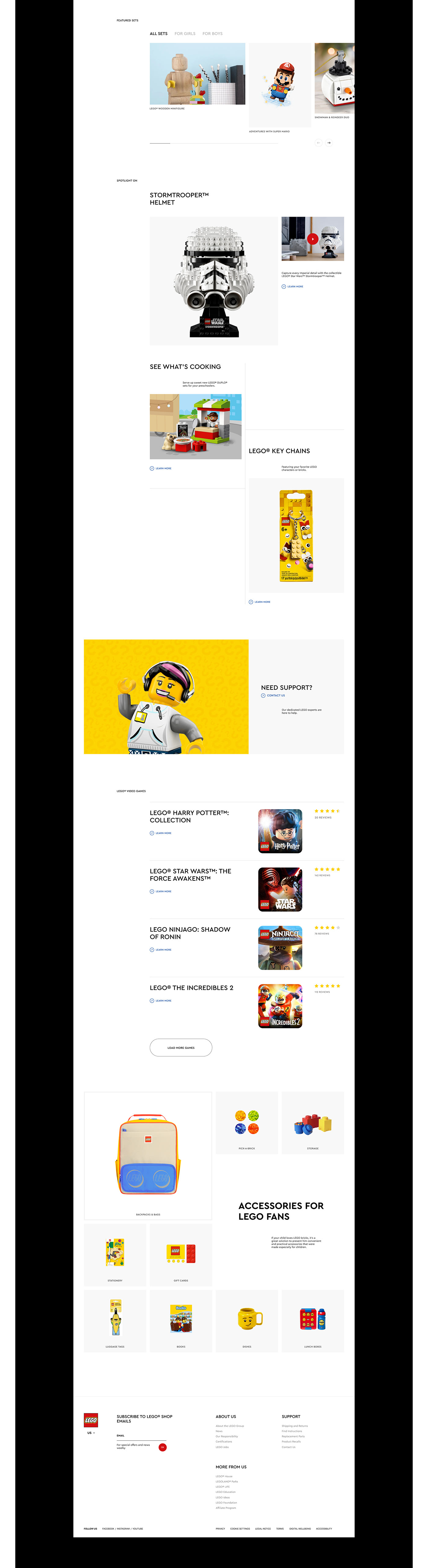 LEGO乐高网页概念设计欣赏
