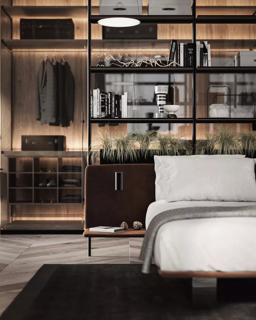 迪拜130平极简轻奢风格现代公寓设计