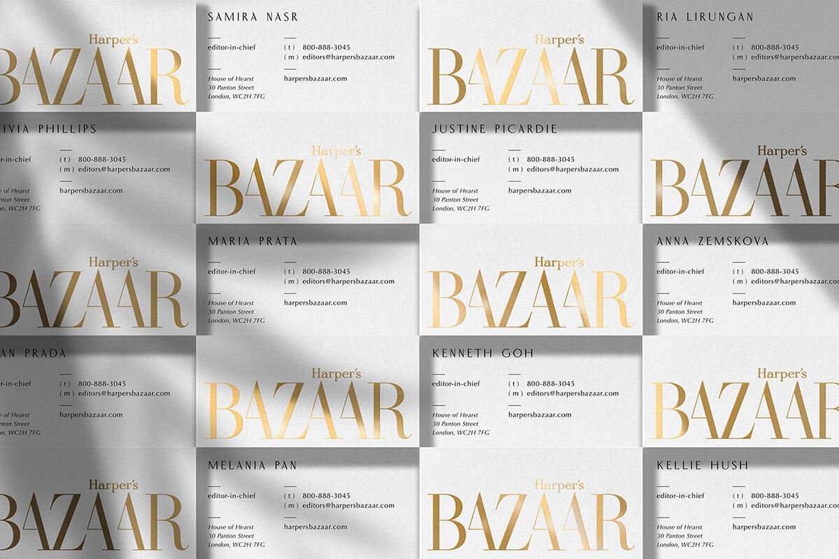 时尚杂志Bazaar品牌形象概念设计