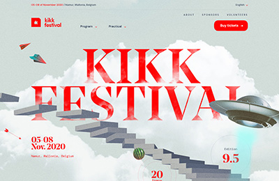 KIKK festival文化節網站設計