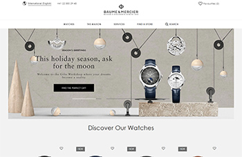 Baume手表網站設計