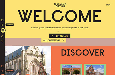 Frans Hals博物馆网站设计