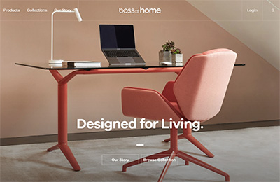 BossatHome家具网站设计