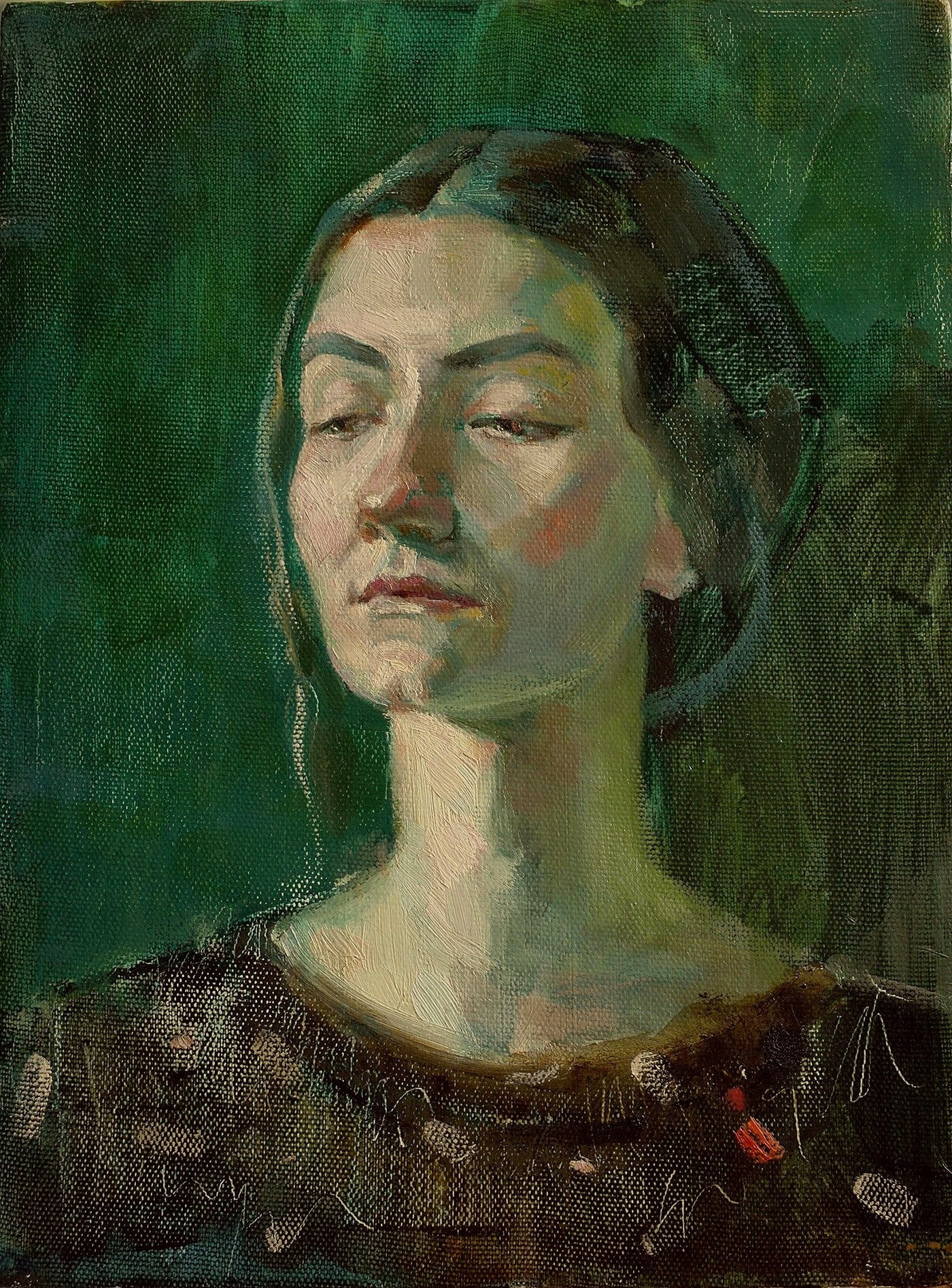 乌克兰艺术家Ilya Haharev肖像油画作品