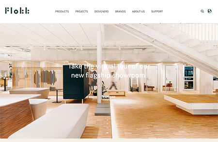 flokk家具品牌网站设计