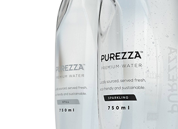 美麗的瓶子！Purezza瓶裝水包裝設計