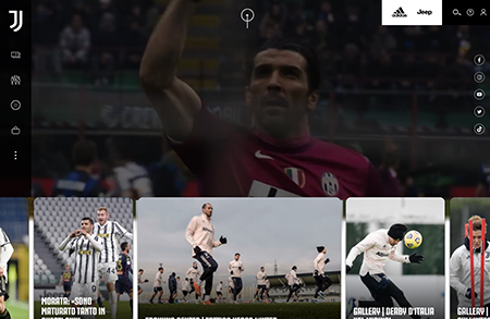 尤文圖斯(Juventus)網站設計