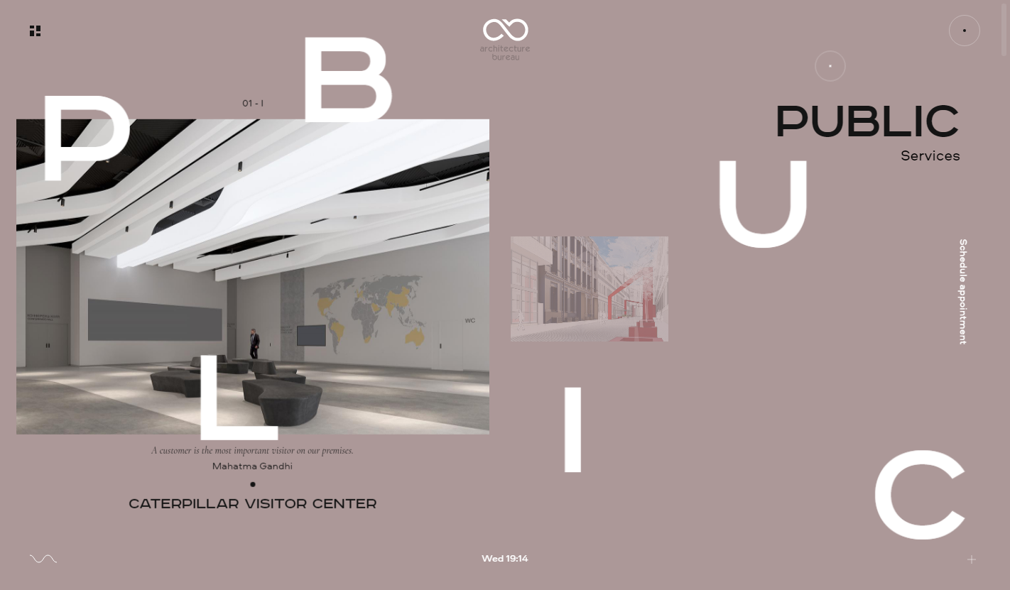 Architecture bureau建筑事务所网站设计
