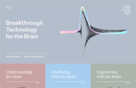 脑机接口公司Neuralink网站设计