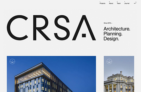 CRSA建築設計公司網站設計