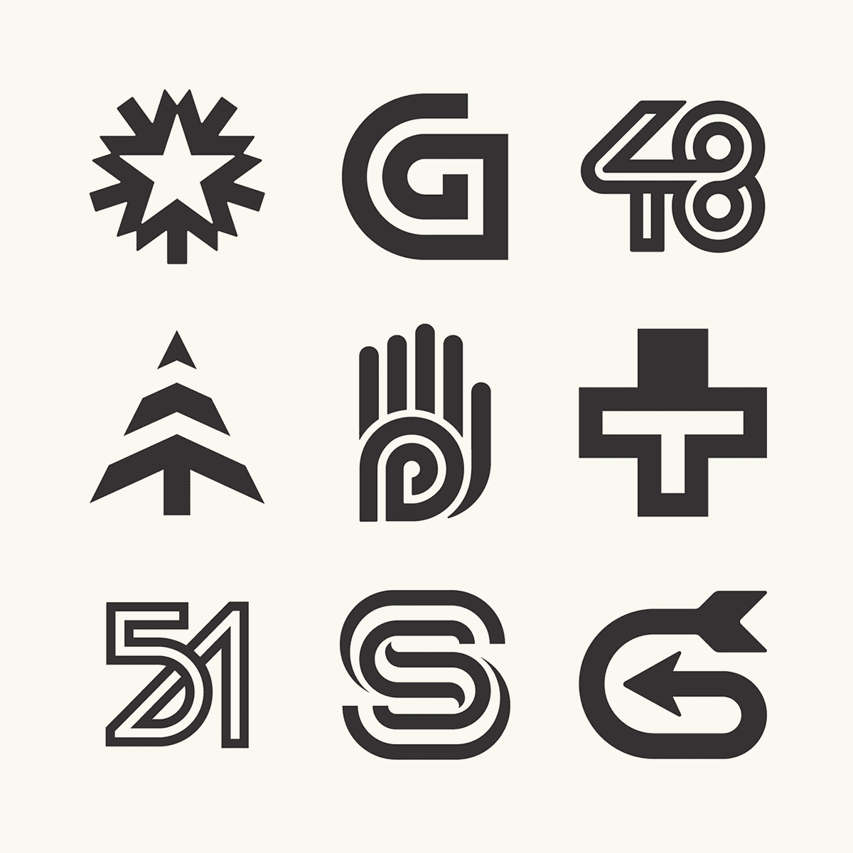 Allan Peters：105款logo设计作品集