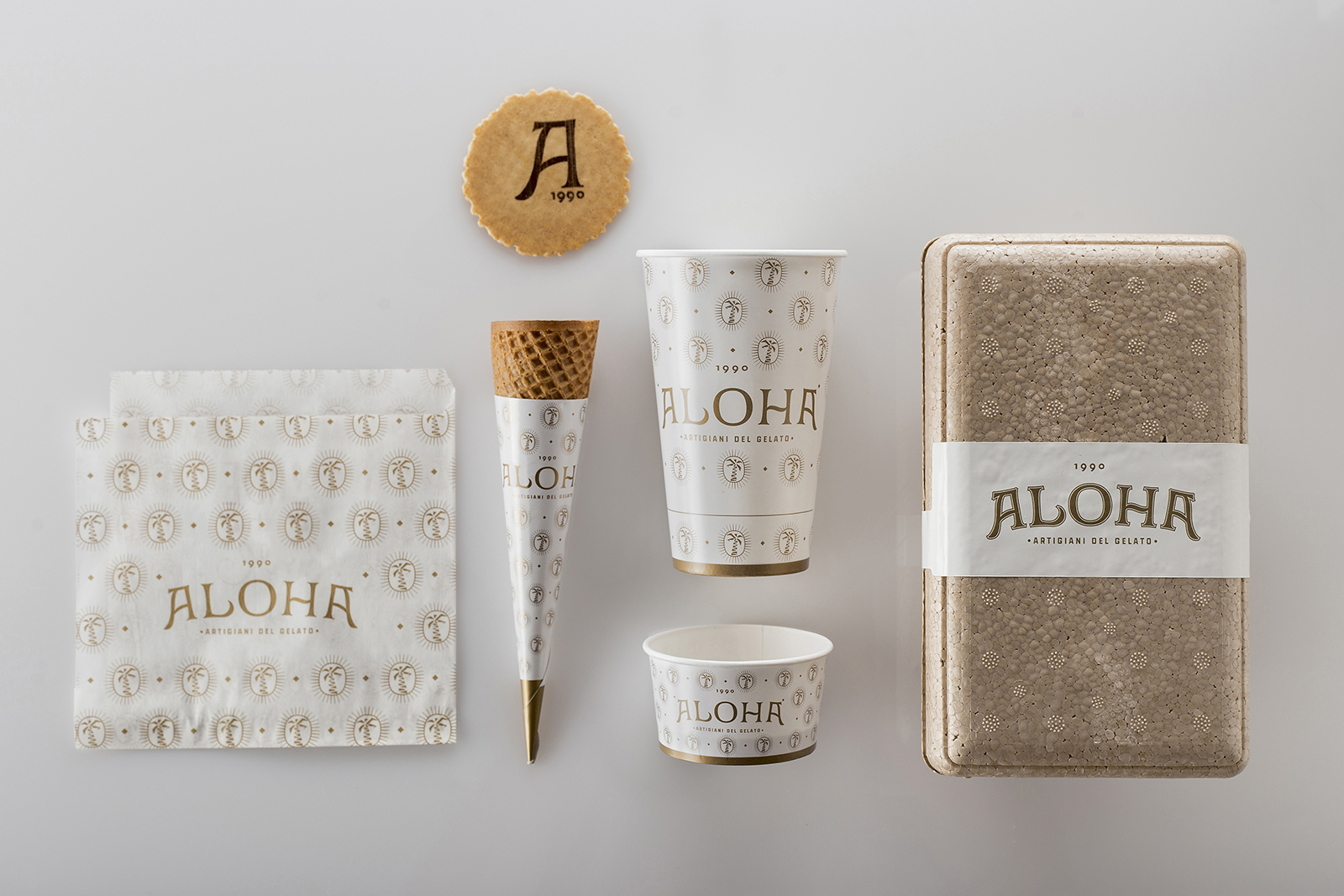 Aloha冰淇淋品牌视觉形象设计