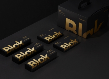 高雅的Blak黑巧克力包裝設計
