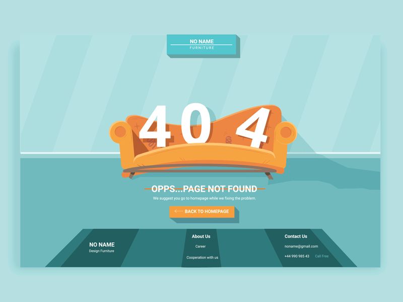 24个国外404错误页面设计
