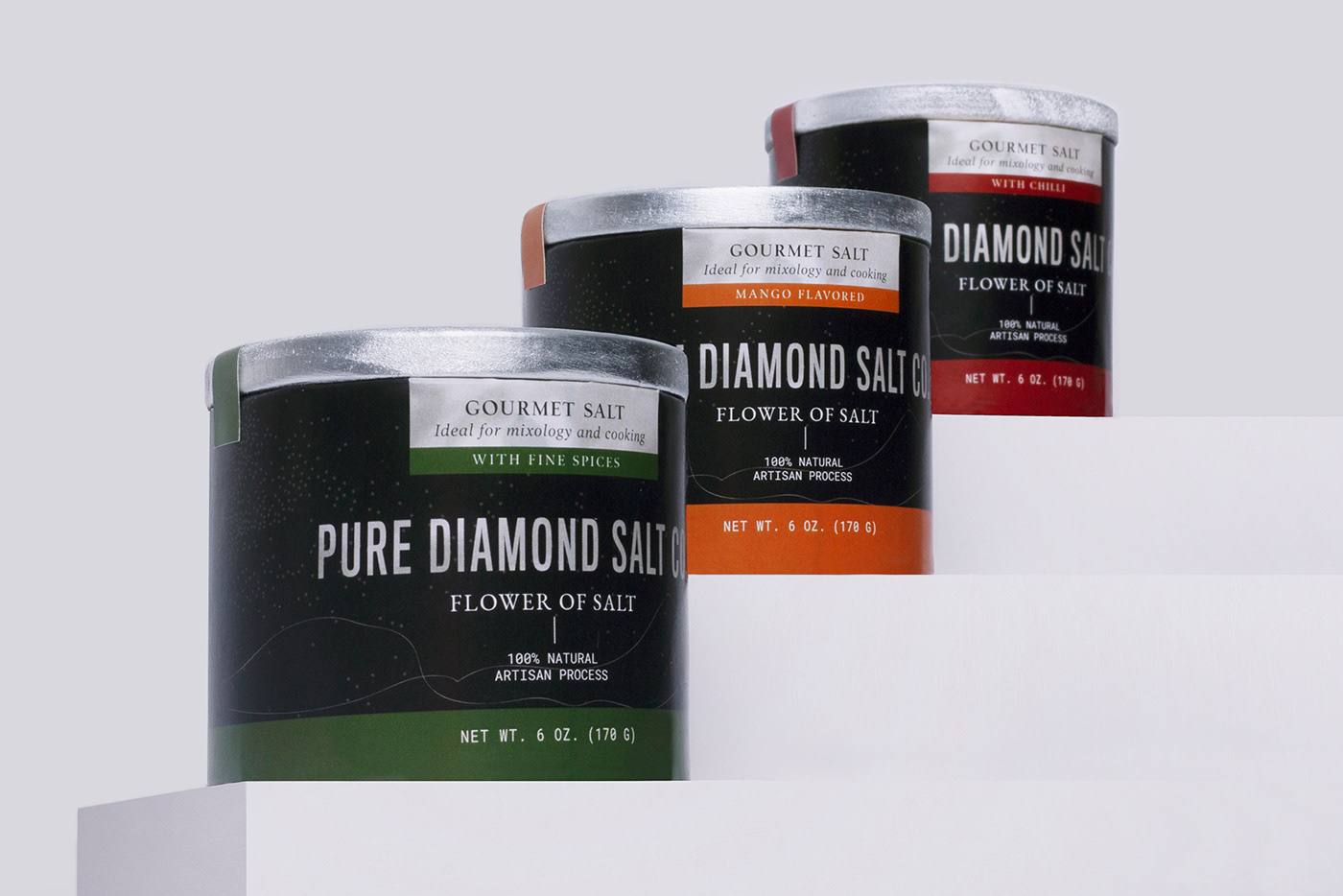 Pure Diamond Salt Co盐品牌包装设计