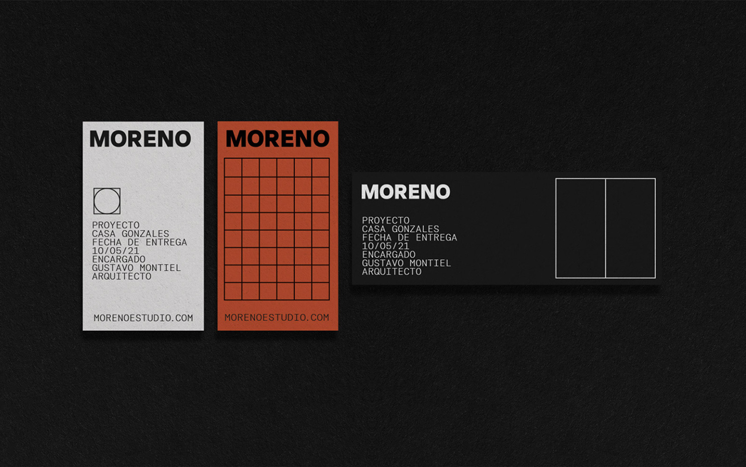 Moreno建筑事务所品牌VI设计