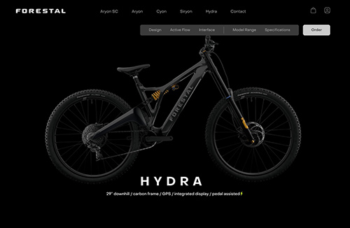 Forestal | Hydra自行車網站設