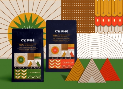 越南Ca Phea咖啡袋包裝設計