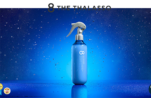 日本洗發水品牌8 THE THALASSO網站設計