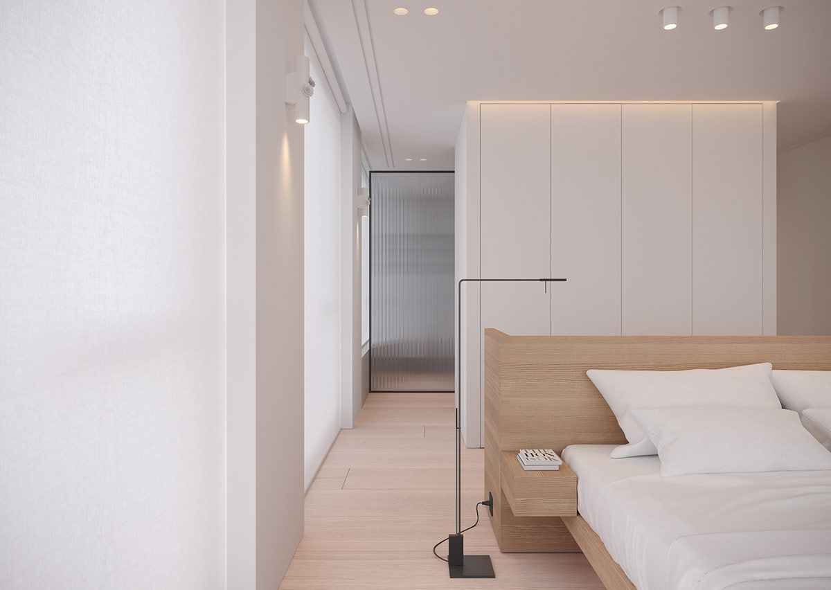 温暖的木质+淡淡的白! 3间宁静和谐的现代家居设计