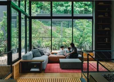 綠樹環繞！寧靜自然的日本住宅設計