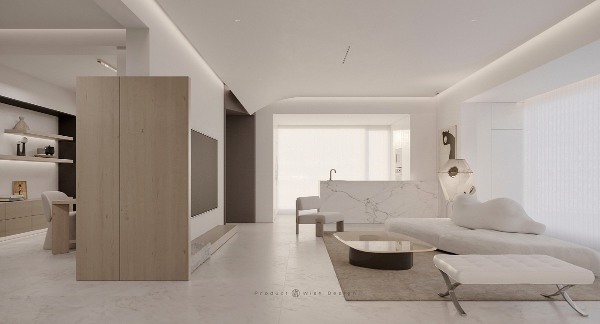 温暖木质+纯净白色：5间宁静自然的现代家居空间