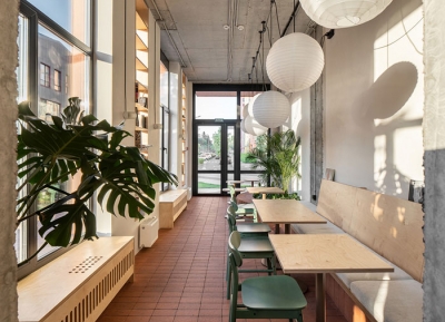 溫馨的工業風！Cafe 128咖啡館空間設計