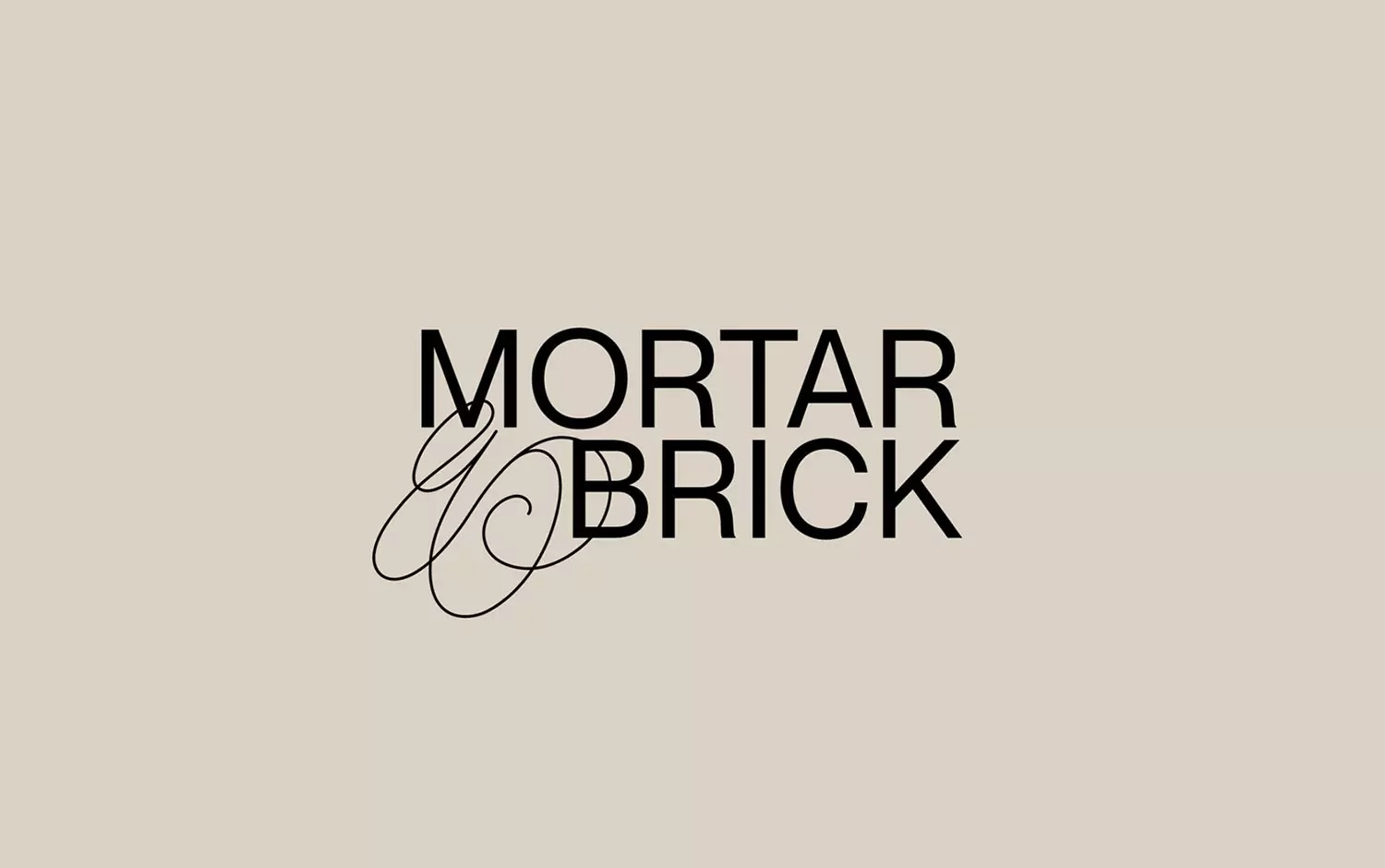 房地产咨询公司Mortar & Brick品牌视觉设计