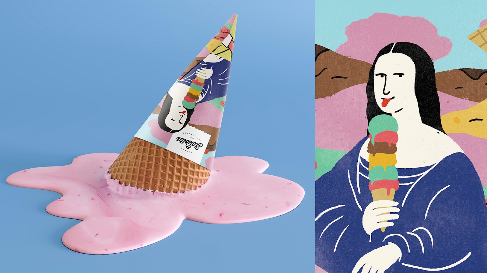 埃及Stavolta冰淇淋品牌包装设计