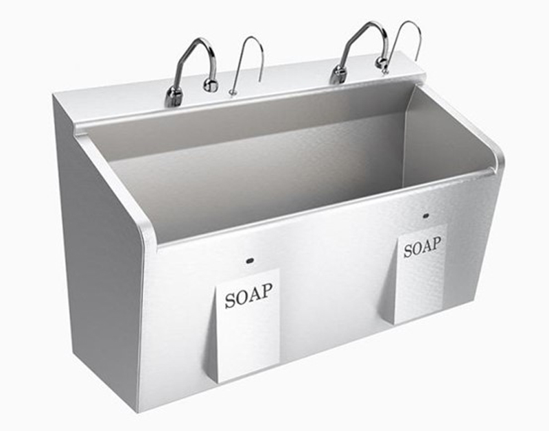 SLOAN仕龍ESS-3200高級醫用2人位壁掛式不鏽鋼洗手槽