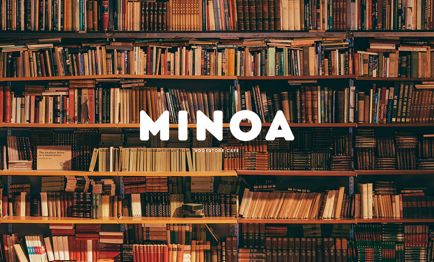 小资情调！Minoa书店品牌视觉设计