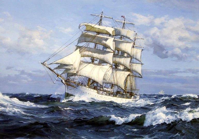 20世纪最优秀的海洋画家Charles Vickery作品欣赏