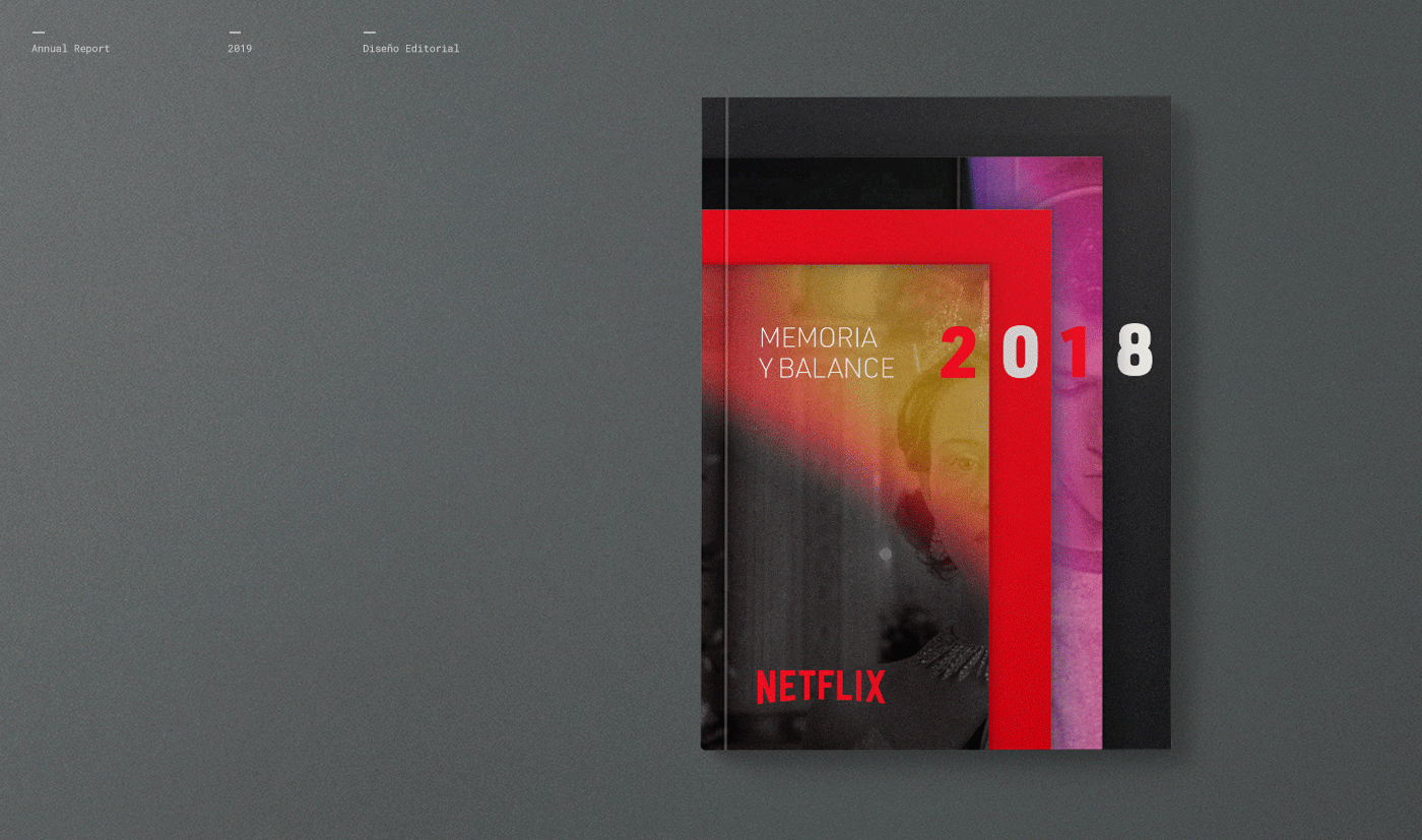 Netflix年报画册设计欣赏