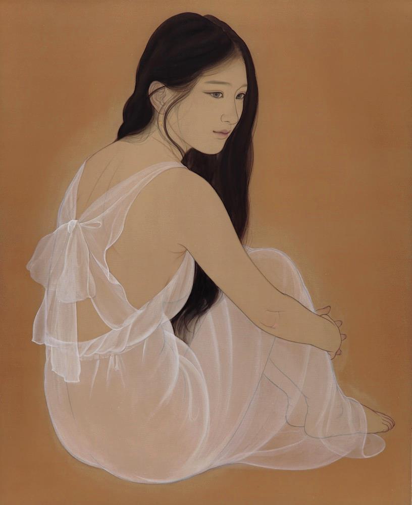 日本画家大竹彩奈：极富美感的女性人物画