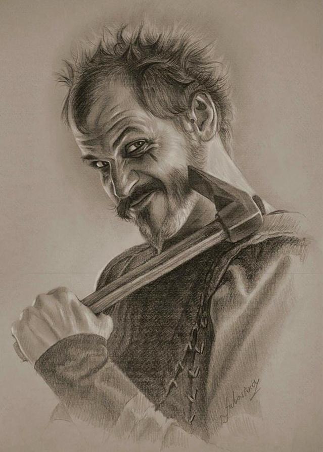 rzysztof Lukasiewicz：100张名人肖像铅笔画