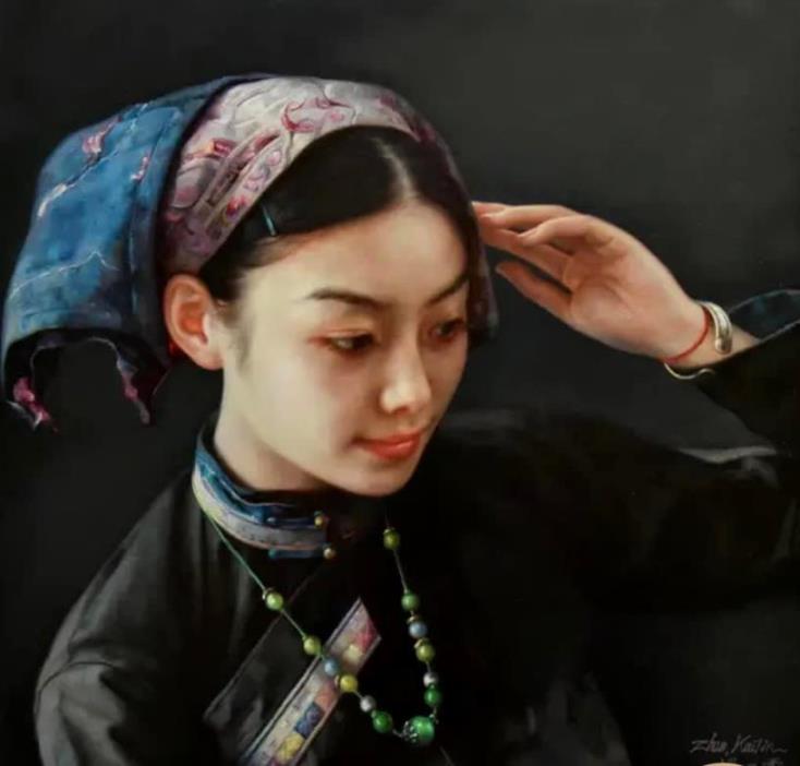 旅美画家赵开霖：优雅的女性人物油画