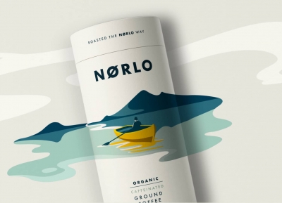 norlo北歐風格咖啡包裝設計