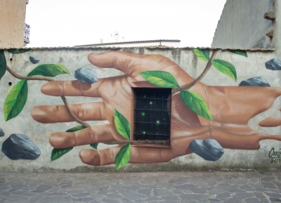 ONIRO街头壁画艺术作品