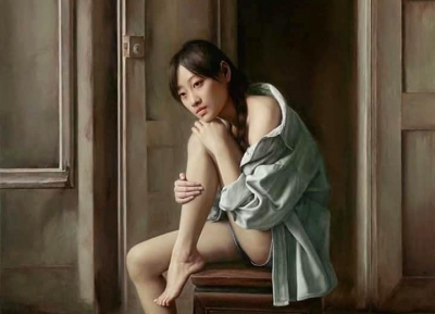 細膩，唯美，逼真！日本畫家生島浩寫實女性人物油畫
