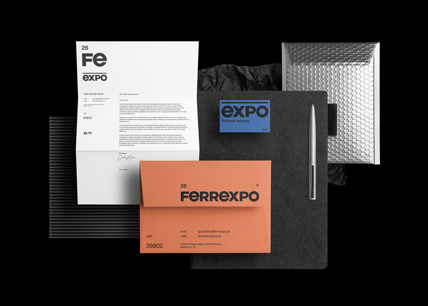 Ferrexpo铁矿厂品牌视觉设计