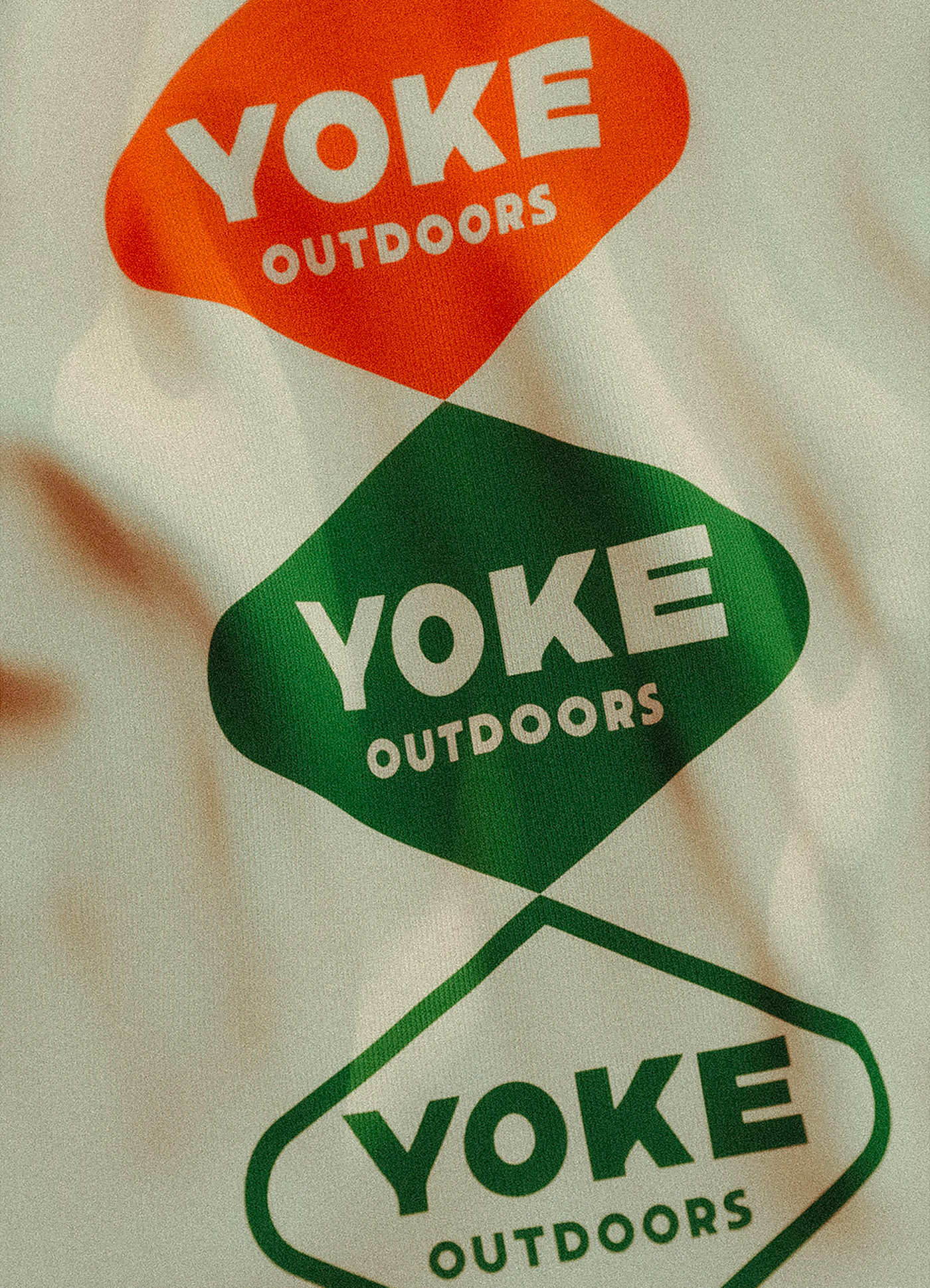 户外装备品牌Yoke炫酷标识和包装设计
