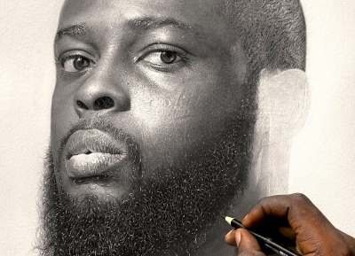 尼日利亞藝術家Arinze Stanley超寫實鉛筆肖像