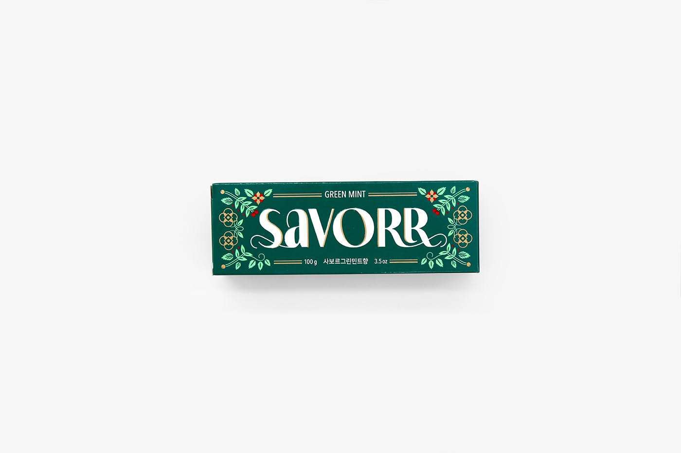 SAVORR牙膏包装设计