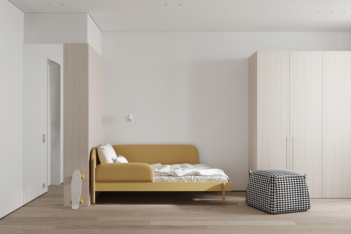 木质和大地棕色调！宁静的现代家居室内设计