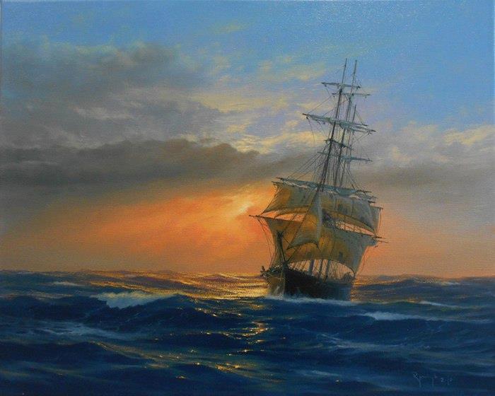 海洋之美和浪漫帆船！Marek Ruzyk绘画作品