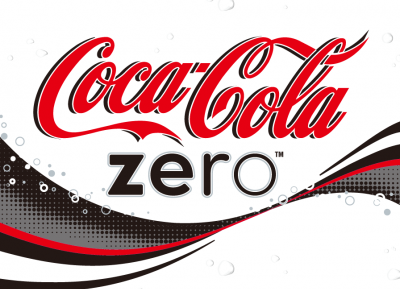 可口可乐coca-cola Zero标志矢量图