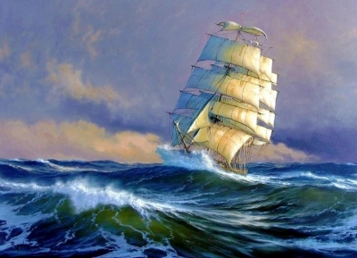 海洋之美和浪漫帆船！Marek Ruzyk繪畫作品